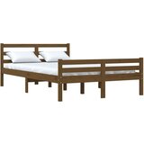 Za krevet masivno drvo boja meda 135 x 190 cm 4FT6 bračni | shoptok.hr