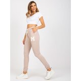 RELEVANCE Sweatpants-RV-DR-7859.02P-beige | Shoptok.si