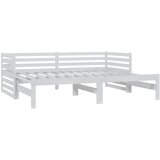  Dnevni ležaj na izvlačenje 2 x (90 x 200) cm bijeli od borovine | Eponuda.com