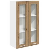 vidaXL viseći ormarić s policom riga umjetnički hrast 60 x 31 x 100 cm | shoptok.hr