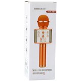  Brezžični karaoke mikrofon z Bluetooth zvočnikom roza | Shoptok.si