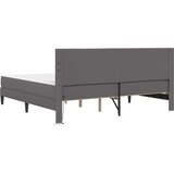  Krevetna konstrukcija Siva 200 x 200 cm Umjetna koža | shoptok.hr