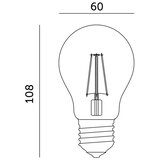  LED sijalica za rast biljaka VITABLOOM E27/8W/230V 1200K - Brilagi | Eponuda.com