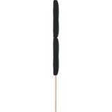 Vzglavje s gumbi, črno, 80 cm, iz žameta, (22051308) | Shoptok.si