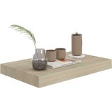 vidaXL plutajuća zidna polica boja hrasta 40 x 23 x 3,8 cm MDF | shoptok.hr