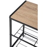 Bonami Essentials Crni željezni ormarić za cipele 63x44x30 cm Asten – | shoptok.hr