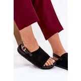 Boto Women's Sandals Made Of Eco Suede On Platform Black Migola | ePonuda.com