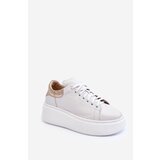 Boto Women's Leather Platform Sneakers White Lemar 10150 | shoptok.hr
