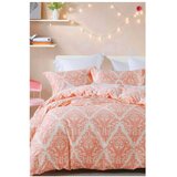 Mila Home Ružičasta/bež posteljina za bračni krevet/za produženi krevet od renforce pamuka s uključenom plahtom/4-dijelna 200x220 cm Damask – Cijene