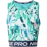 Nike Sportski top plava / tamno plava / zelena / bijela