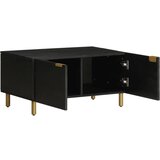 Furnova Klubska mizica črna 80x50x40 cm inženirski les, (21913411) | Shoptok.si