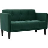  Dvosjed tamnozeleni 111 cm baršun | shoptok.hr