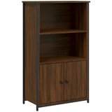  Visoka komoda smeđa boja hrasta 62x32x103,5cm konstruirano drvo | shoptok.hr