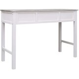  Pisalna miza siva 110x45x76 cm les | Shoptok.si