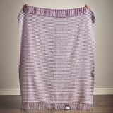 Catherine Lansfield Svetlo vijolična odeja 125x150 cm Stab Stitch – | Shoptok.si