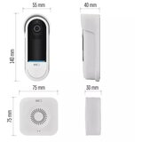 Emos hišni brezžični baterijski video zvonec IP-15S GoSmart z wi-fi H4032 | Shoptok.si