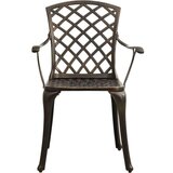  Bistro garnitura 3-delna bronasta liti aluminij | Shoptok.si