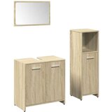 vidaXL 3-dijelni set kupaonskog namještaja boja hrasta sonome drveni | shoptok.hr