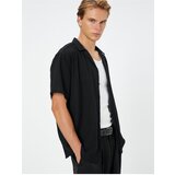 Koton Short Sleeve Shirt Turndown Collar Buttoned Cotton | shoptok.hr