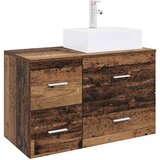  Set namještaja za kupaonicu 2 kom. Staro drvo Konstruirano drvo Smeđa 49,5 x 41 x 79,5 cm | Shoptok.si