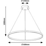 Rabalux Beliza 72344 LED visilica | ePonuda.com