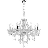  Luster na lancu CRISTALLO 8xE14/60W/230V sjajni hrom | Eponuda.com