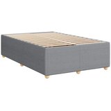  Krevet s oprugama i madrac svjetlosivi 120 x 200cm od tkanine | shoptok.hr