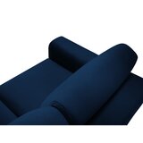 Cosmopolitan Design Plava baršunasti sklopiva/s prostorom za odlaganje kutna garnitura Kyoto – | shoptok.hr