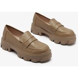 Resti Women's light brown moccasins on a solid sole Desika - Footwear | ePonuda.com