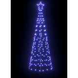  LED Božićno drvce s zemljanim klinovima Plava 250 cm Željezo | Eponuda.com