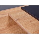 Livetastic KLUBSKA MIZA, črna, hrast artisan | Shoptok.si