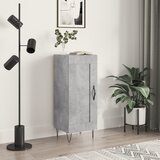  Komoda siva boja betona 34,5x34x90 cm od konstruiranog drva | shoptok.hr
