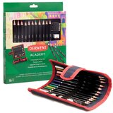  Set u platnenoj pernici boje drvene 12boja+pribor academy derwent 2305681 blister Cene
