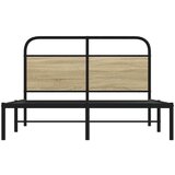  Posteljni okvir brez vzmetnice 135x190 cm sonoma hrast inž. les, (21608775) | Shoptok.si