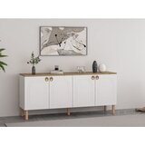 Hanah home konzolno ogledalo Lotus, 180x81x45 cm, bijela | Eponuda.ba