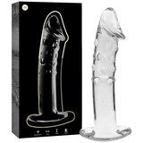 Ibiza Nebula Model 19 Dildo Borosilicate Glass 18.5x4cm Clear Cene