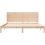  Dugi okvir kreveta bez madraca 180 x 210 cm masivno drvo | shoptok.hr