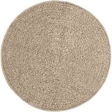  Rug "ZIZUR" Beige Ø 90 cm Juta videz Notranje in zunanje | Shoptok.si