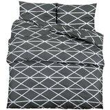 The Living Store Posteljnina siva 240x220 cm bombaž - Komplet Prevlek Za Odejo, (21493988) | Shoptok.si