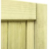  Vrtna vrata od impregnirane borovine 125 x 100 cm | shoptok.hr