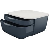  KUTIJA S 2 LADICE COSY LEITZ 53570089 TAMNO SIVA/BIJELA | shoptok.hr