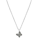 Victoria Cruz fantasy hematite ogrlica sa swarovski kristalom ( a3112-45hg ) Cene