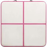  Napihljiva gimnastična podloga s tlačilko 200x200x20 cm roza | Shoptok.si