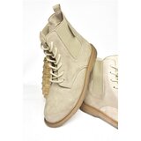 Fox Shoes R374961902 Beige Suede Women's Classic Boots with Elastic Side Cene