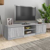 Maison Chic TV omarica - TV enota - Televizijska omarica siva sonoma 140x40x35,5 cm konstruiran les, (21702224) | Shoptok.si