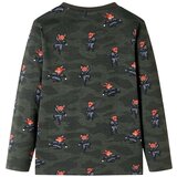  Dječja pidžama s dugim rukavima kaki 140 | shoptok.hr