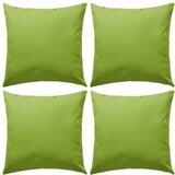 vidaXL Zunanje blazine 4 kosi 45x45 cm jabolčno zelene, (20768949) Cene