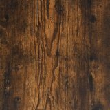  Konzolni stol s policama boja dimljenog hrasta 100 x 35 x 75 cm | shoptok.hr
