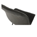 Kondela Stol, temno siv/črn, HAZAL | Shoptok.si