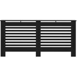  Pokrov za radiator črn 172x19x81,5 cm mediapan, (20769777) | Shoptok.si